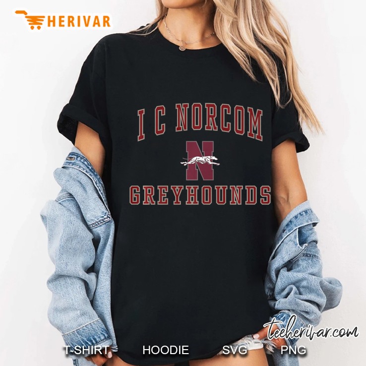 I C Norcom High School Greyhounds Premium C1 Ver2 Ladies Tee