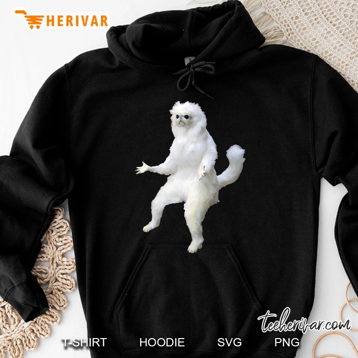 Persian Cat Room Guardian Bad Taxidermy Funny Hoodie