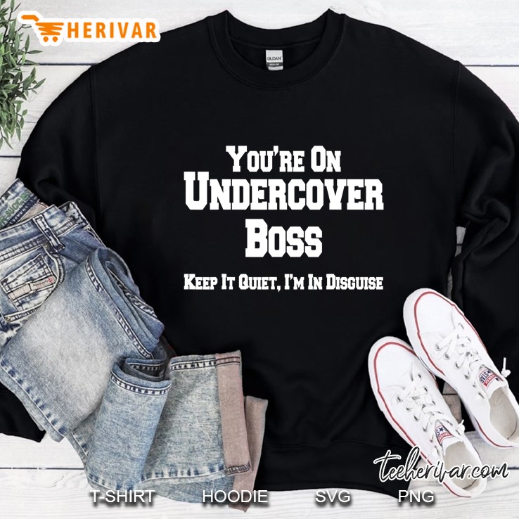 Undercover Boss Funny Costume Sweatshirt