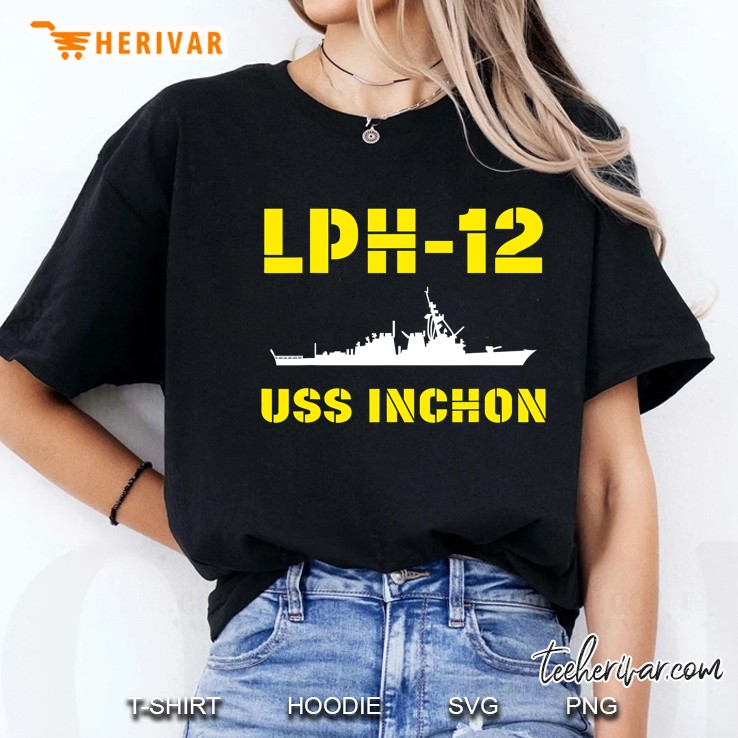 Uss Inchon Lph-12 Ver2 Ladies Tee