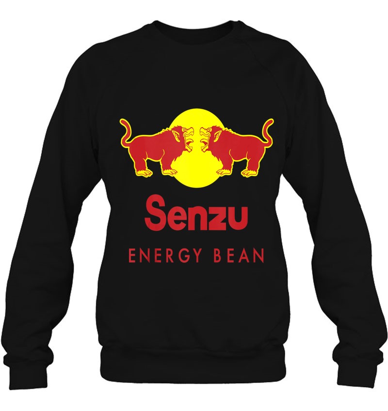 Senzu Bean Energy Drink Anime Funny Nerdy Sweatshirt