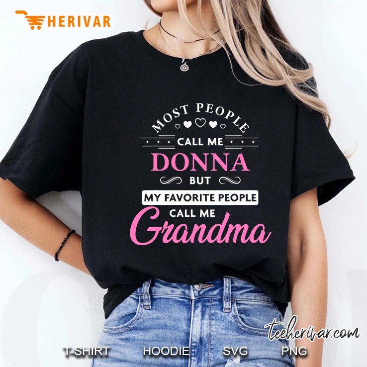 Donna Name Gift Personalized Grandma Ladies Tee