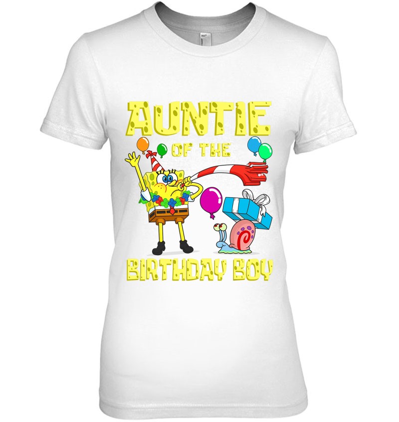 Mademark X Spongebob Squarepants - Spongebob Auntie Of The Birthday Boy Theme Party Mugs