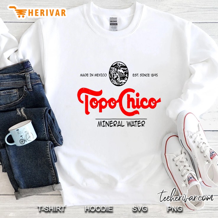 Graphic Topo-Chico Lime Design Arts Bottled Water Sweatshirt