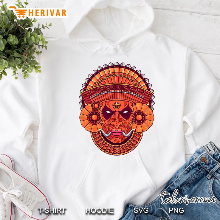 Theyyam Kolam Muggu Indian Kerala Hoodie