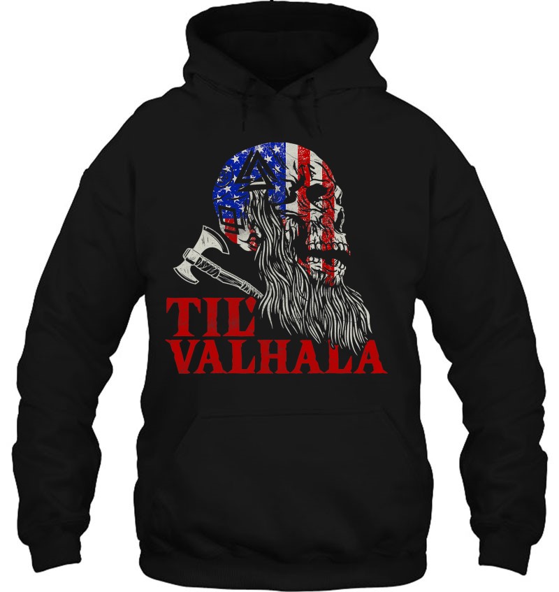 Til' Valhalla Shirt Viking Man Norse Mythology Mugs