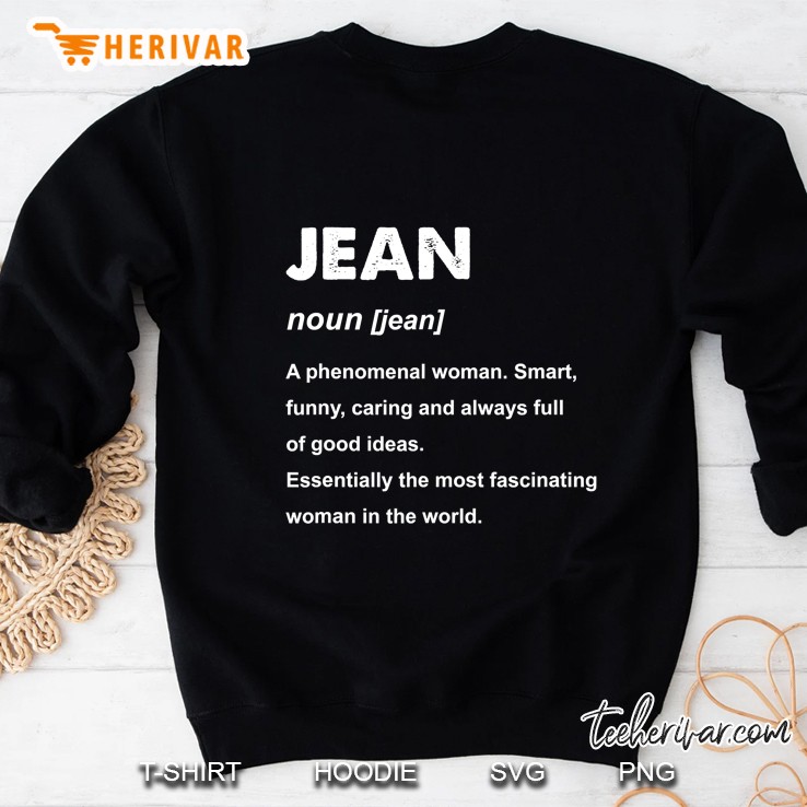 Jean Name Definition Gift Sweatshirt