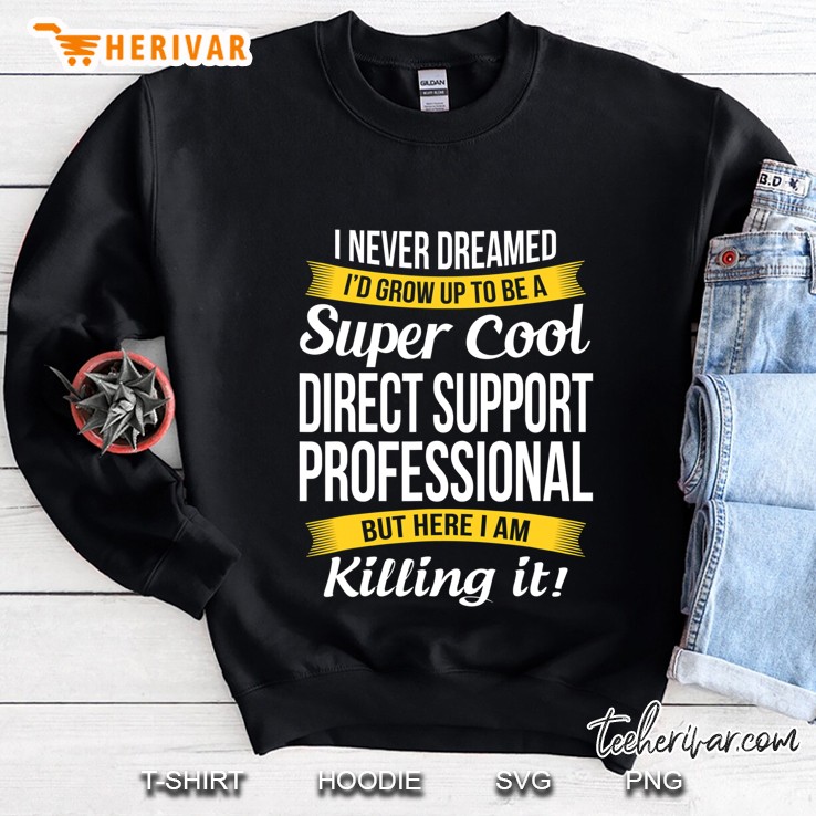 Super Cool Direct Support Professional Funny Gift Sweatshirt