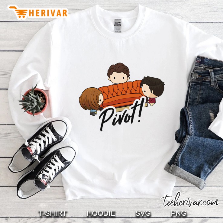 Friends Chibi Pivot Couch Sweatshirt
