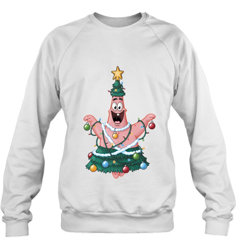 Spongebob Squarepants Patrick Star Christmas Tree Sweatshirt