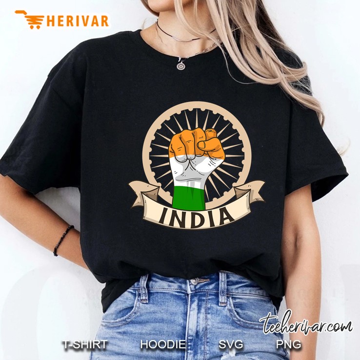 India Independence Day 15 August Indian Flag Patriotic Gift Ladies Tee