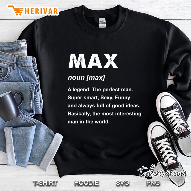 Mens Max Name Definition Sweatshirt