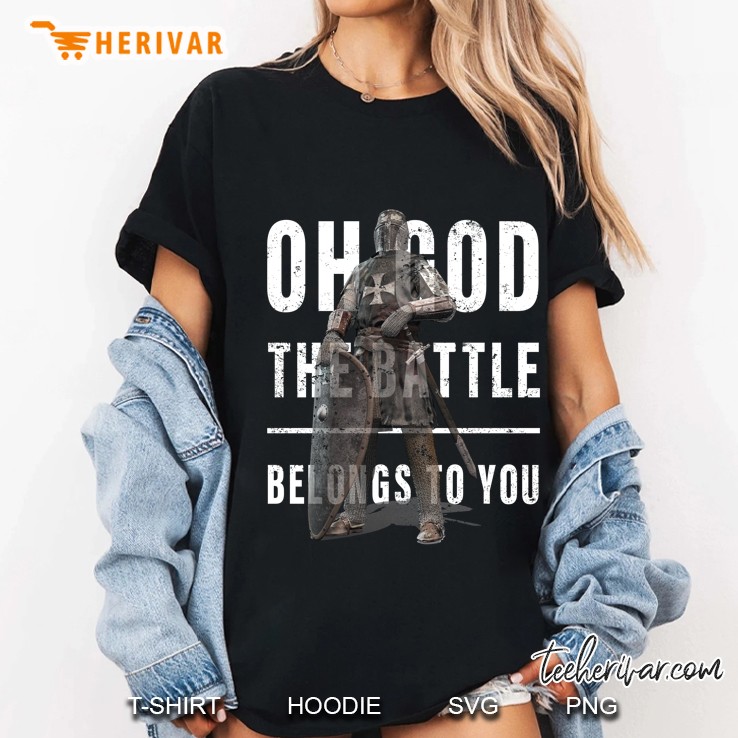 The Battle Belongs To You God Christian Faith In Jesus Ladies Tee
