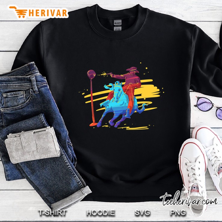 Cowboy Mounted Shooting Gift Sweatshirt