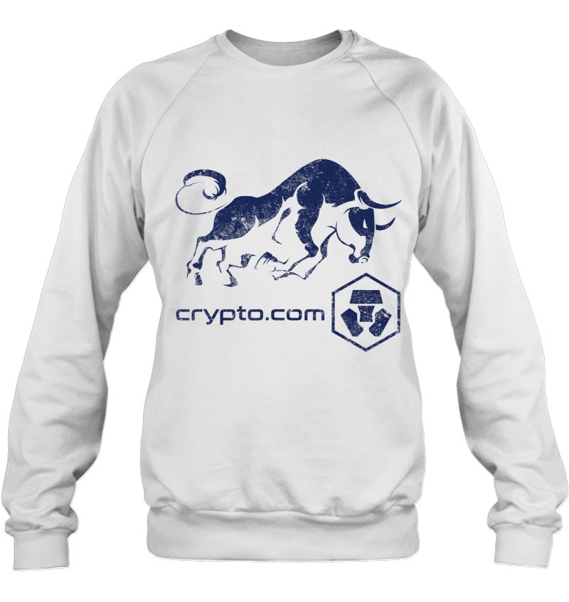 Crypto.Com Token Bullrun Cro Cryptocurrency Blockchain Coin Sweatshirt