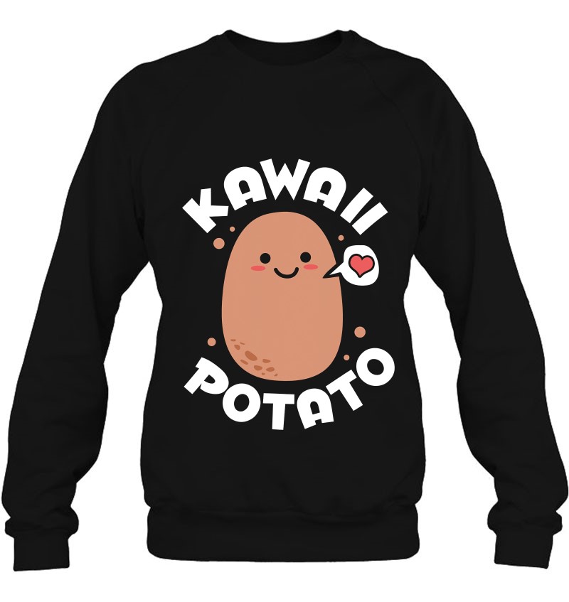 Gift For Otaku Anime Lover Kawaii Potato Sweatshirt