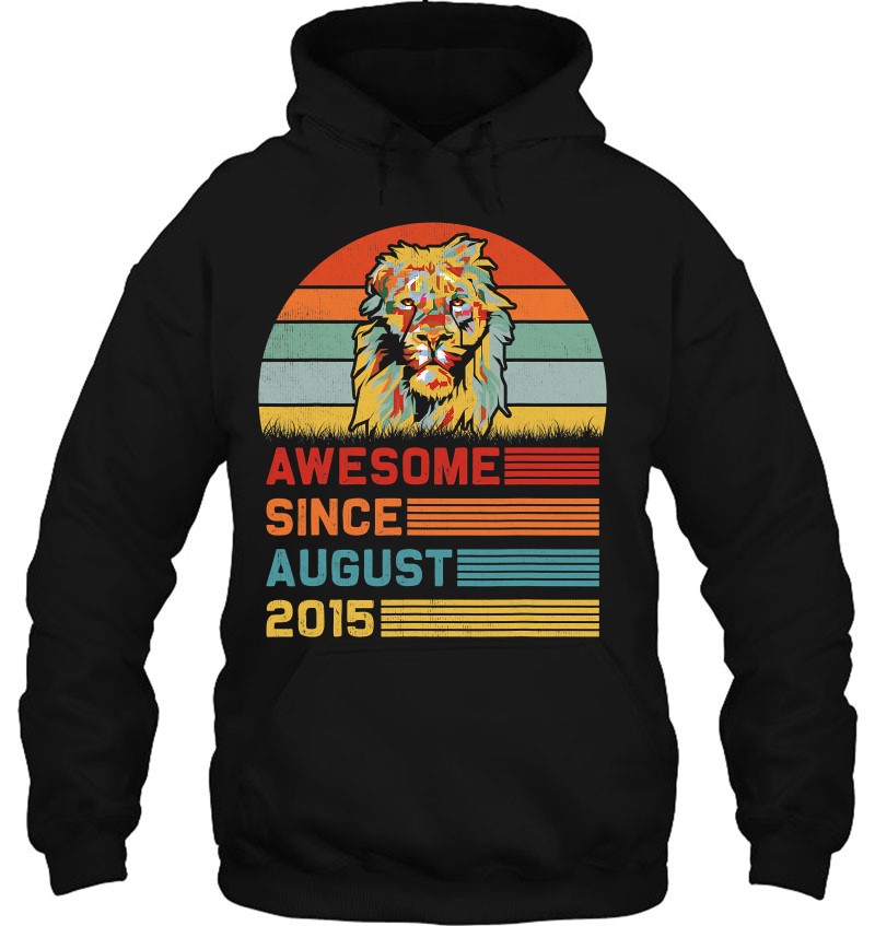 Lion 2015 Awesome August 6Th Birthday For Boys King Mugs