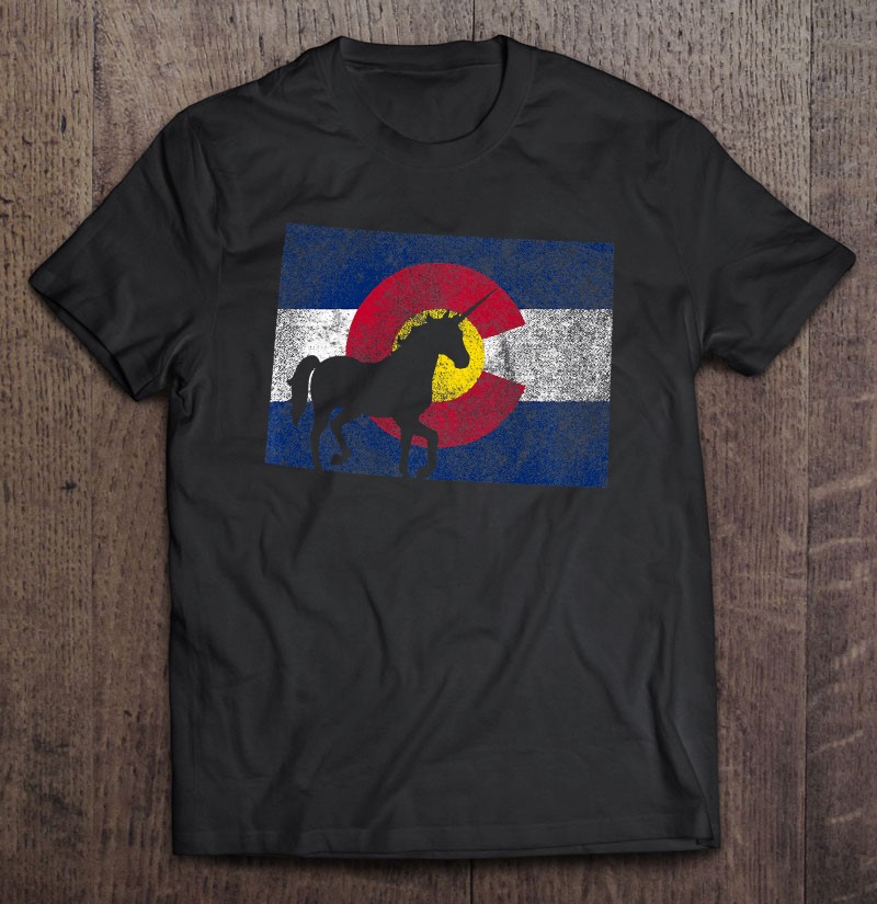 Gift T-Shirt Colorado Flag Name Souvenir State USA Christmas Birthday