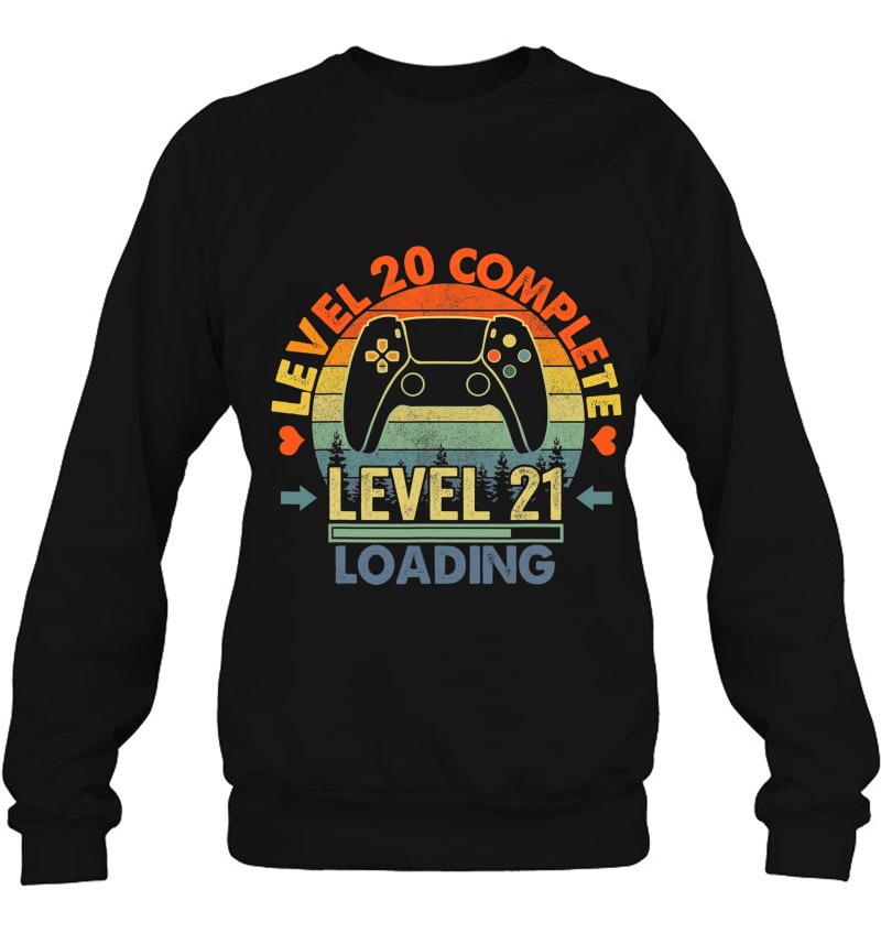 Level 20 Complete Anniversary Gift 20Th Wedding Anniversary Sweatshirt