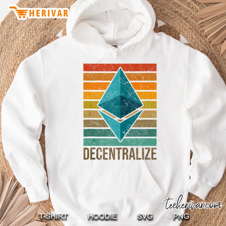 Ethereum-Decentralize Cryptocurrency Trader Investor Gift Tank Top Hoodie