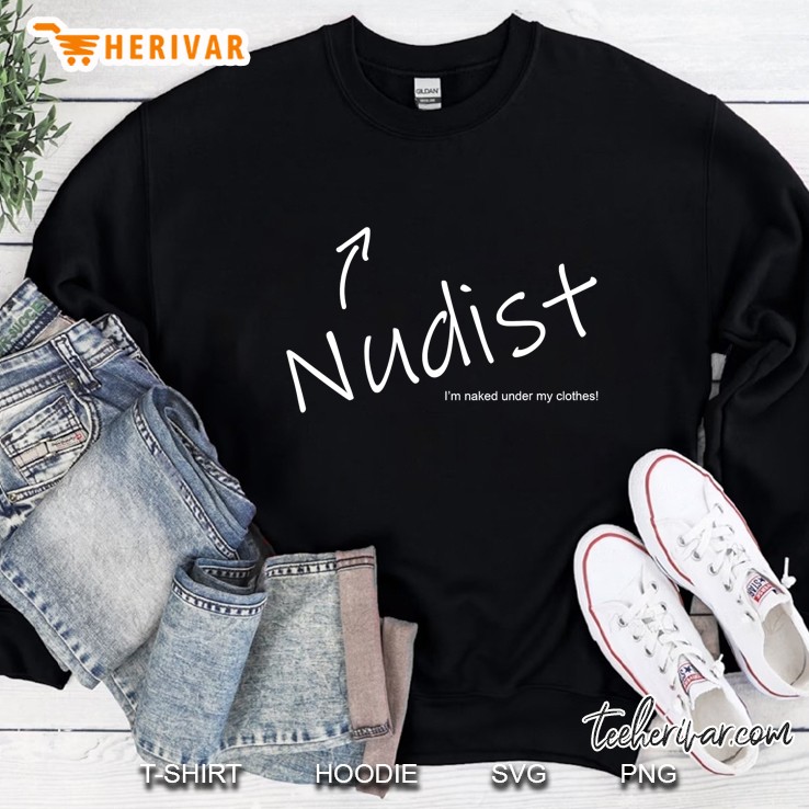 Adult Halloween Costumes Funny Nudist This Is My Costume Sweatshirt