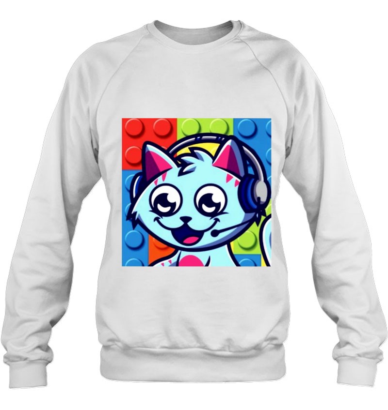 Gravy Cat Man Roblox YouTuber Gamer Sweatshirt