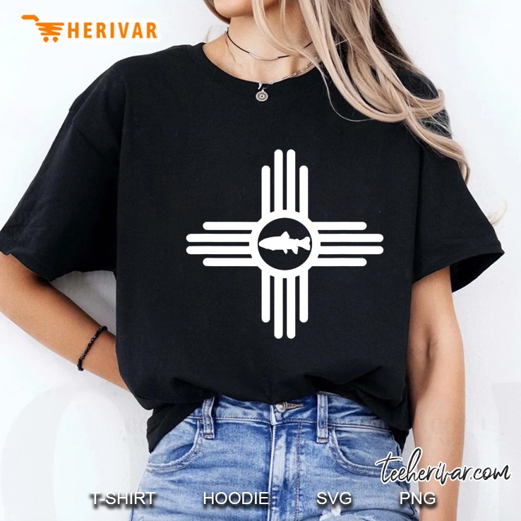 New Mexico Zia Sun Rio Grande Cutthroat Trout Fishing Gear Ladies Tee