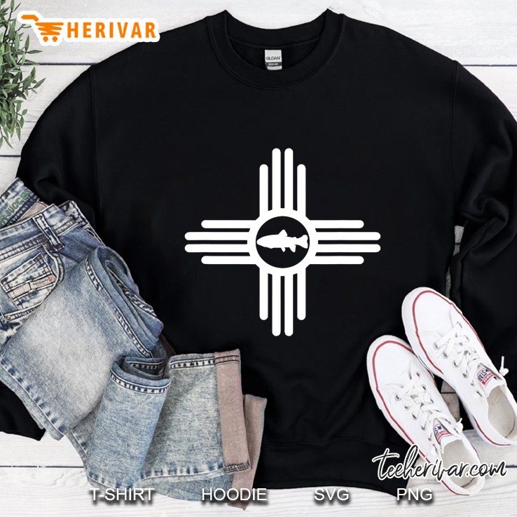 New Mexico Zia Sun Rio Grande Cutthroat Trout Fishing Gear Sweatshirt