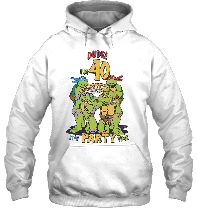 Teenage Mutant Ninja Turtles 40th Birthday Pizza Party Shirt