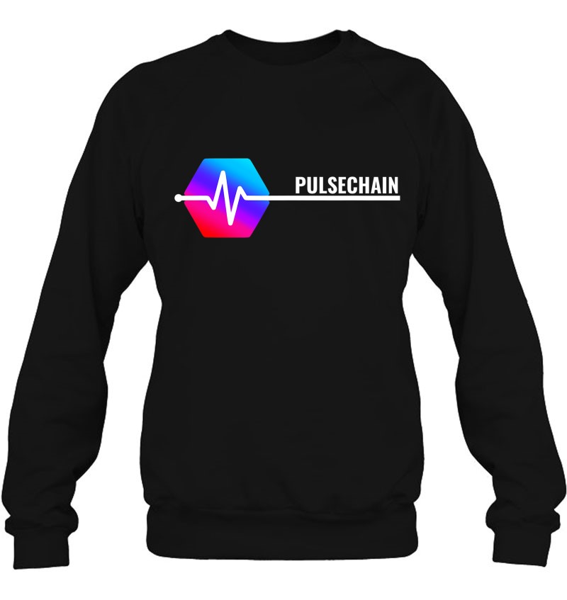 Pulsechain Pls Crypto Cryptocurrency Hex Staker Logo Sweatshirt
