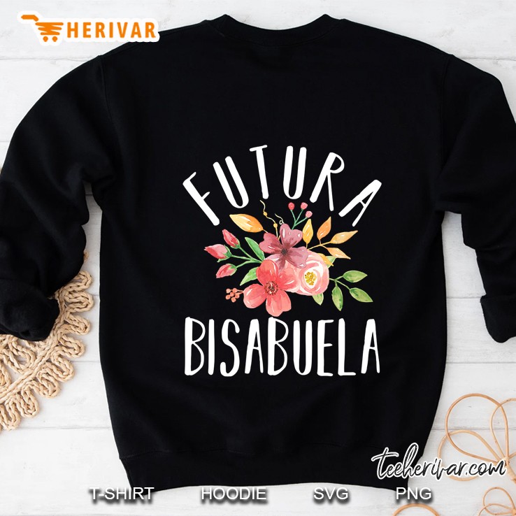 Futura Bisabuela Spanish Baby Announcement Great Grandma Sweatshirt