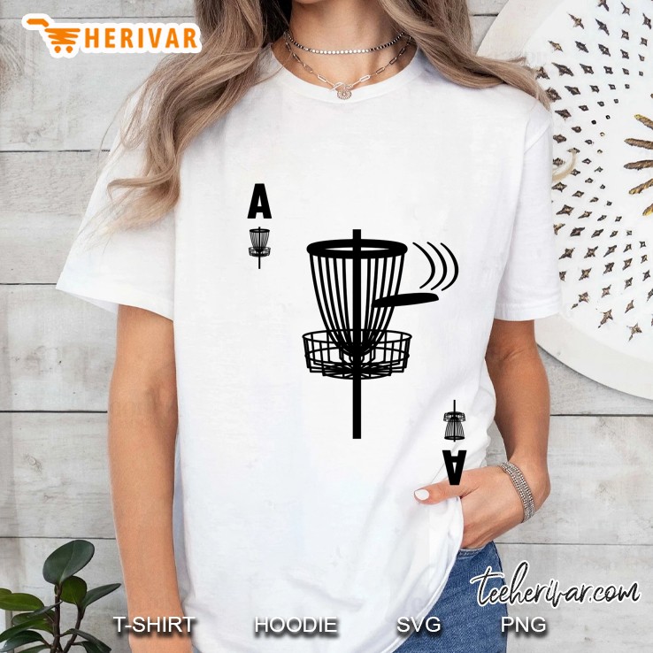 Frisbee Golf Hole In One Ace Card Funny Disc Golf Ladies Tee