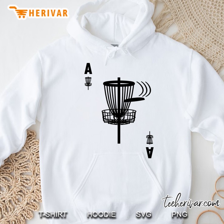 Frisbee Golf Hole In One Ace Card Funny Disc Golf Hoodie