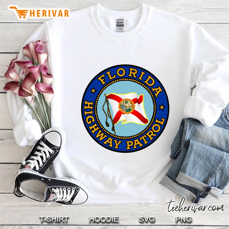 Florida Highway Patrol Flag Pullover Sweatshirt