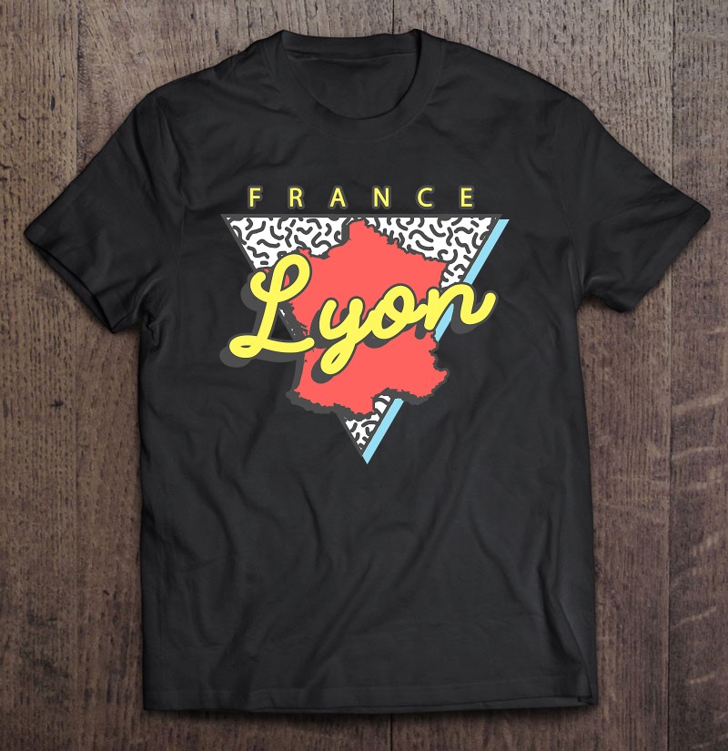 Lyon France Map Shirt Lyon France Map Tshirt Lyon France Map Gifts Lyon France Map Birthday Gifts for Men and Women