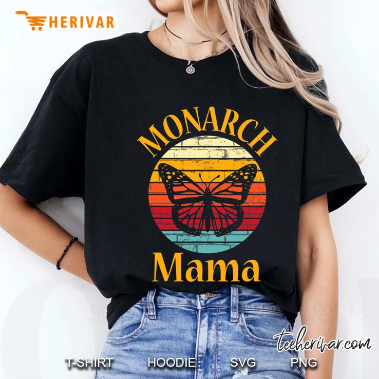 Monarch Mama Monarch Butterfly Shirt Mother Mom Gift Ladies Tee