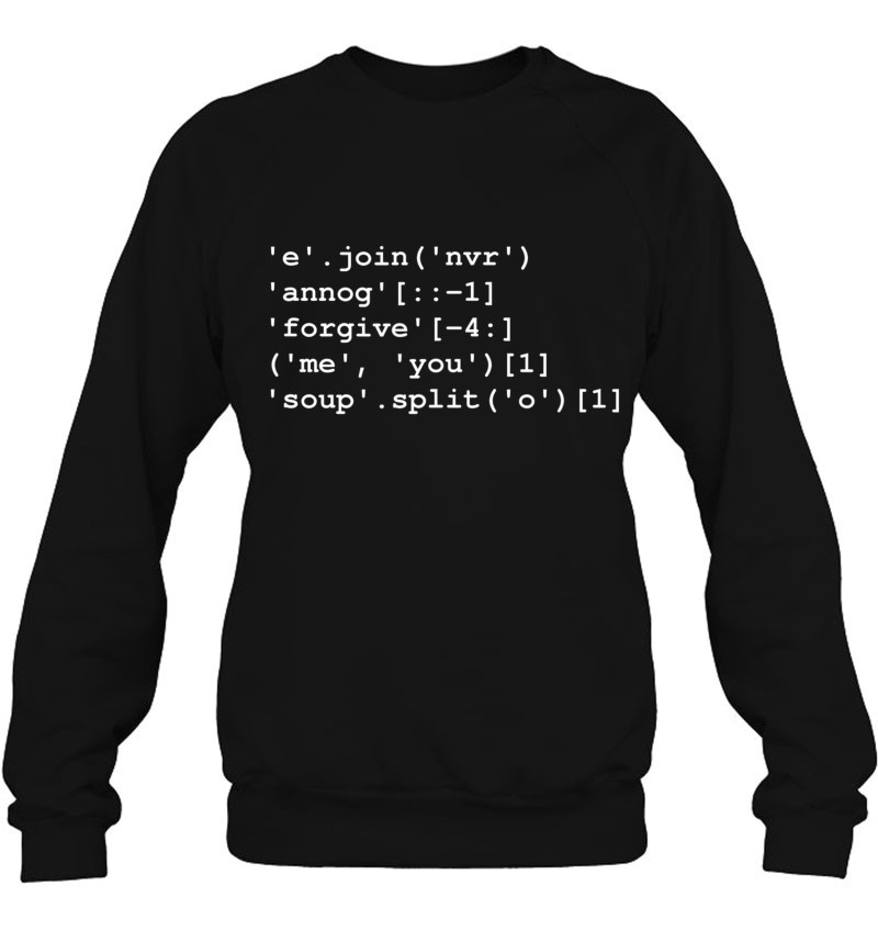 Rick Roll In Python Funny Coding Sweatshirt