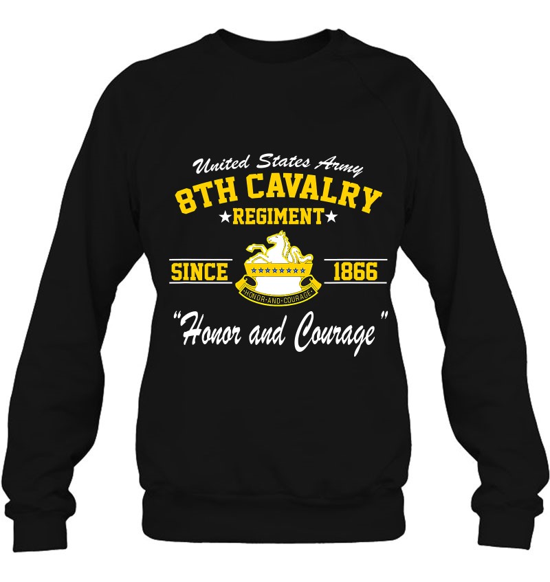 United States Army 8Th Cavalry Regiment Sweatshirt