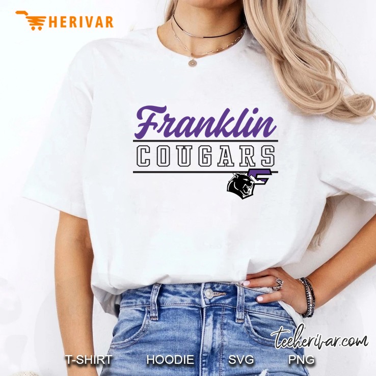 Franklin High School Cougars Pullover C4 Ver2 Ladies Tee