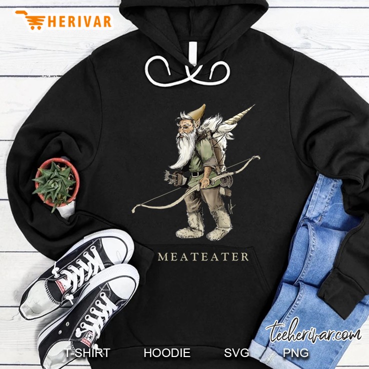 MeatEater Gnome Packing Out A Unicorn Hoodie