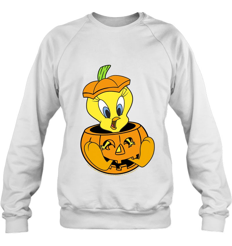 Looney Tunes Halloween Tweety Bird Pumpkin Sweatshirt