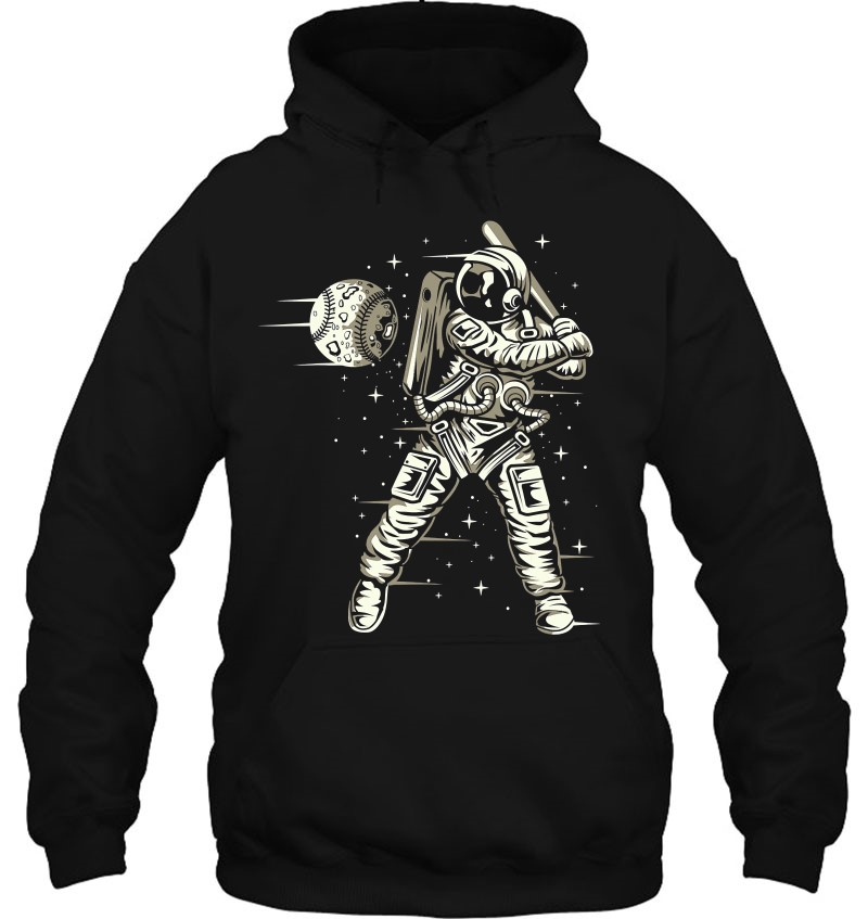 Baseball Space Moon Man Astronaut Hitting Homerun Mugs