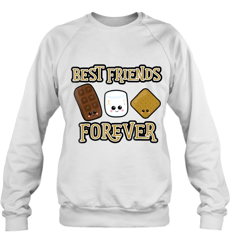 Chocolate Marshmallow Graham Cracker Best Friends Sweatshirt