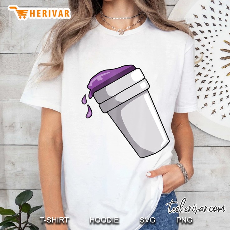 Double Cup Purple Drank Lean Ladies Tee