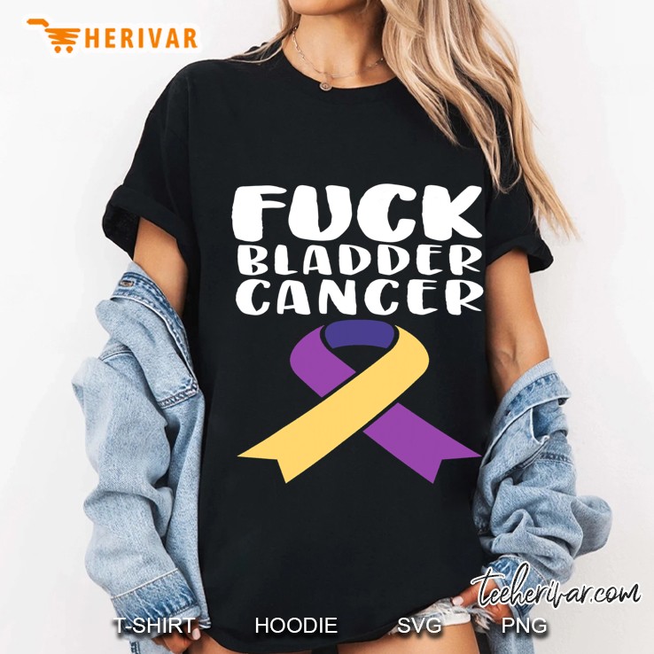 Fuck Bladder Cancer Survivor Awareness Ladies Tee