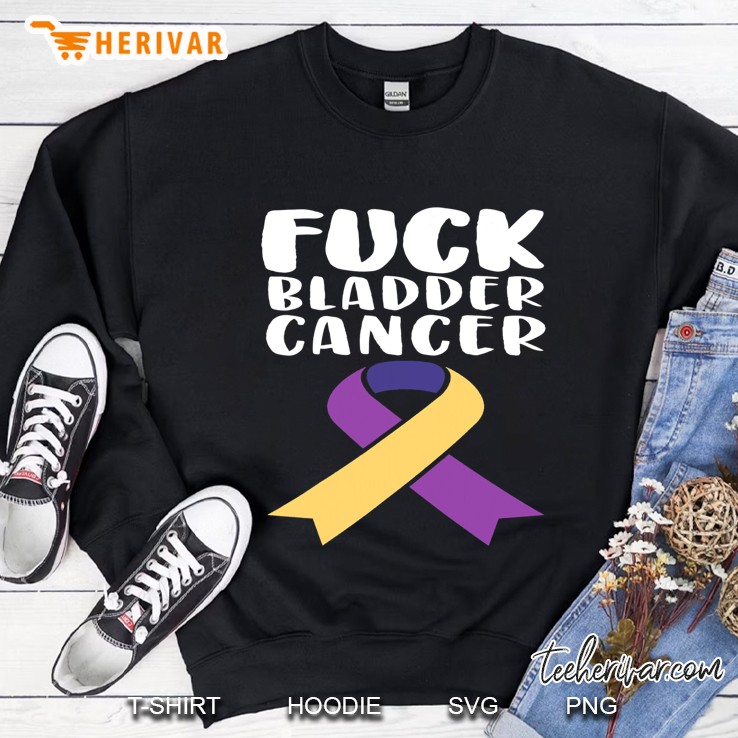 Fuck Bladder Cancer Survivor Awareness Sweatshirt