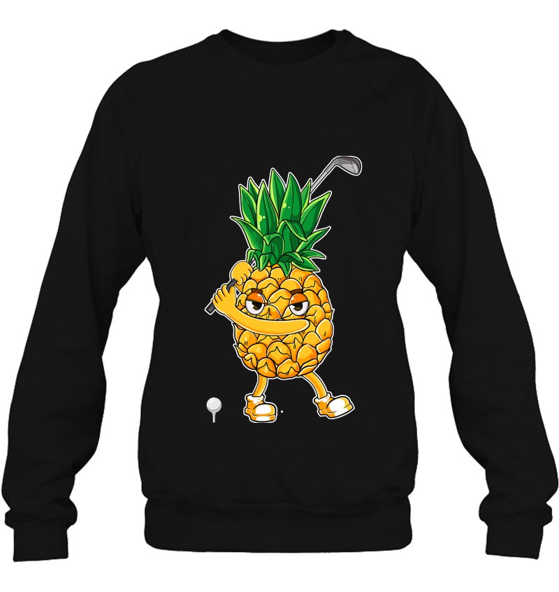 Pineapple Golf Golfer Summer Tropical Fruit Sweatshirt