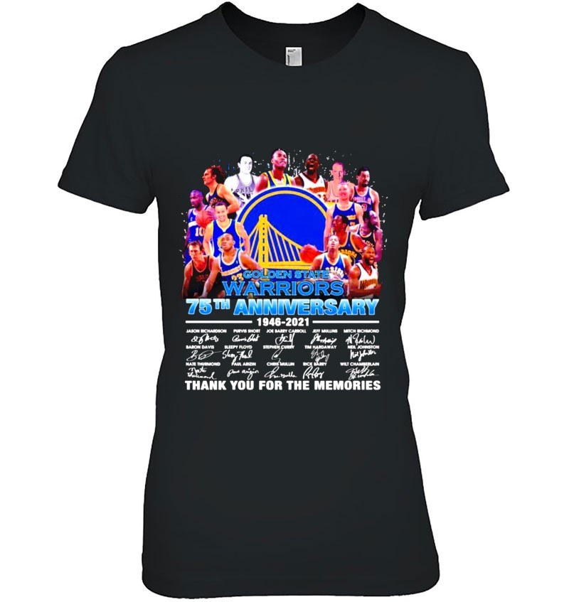 Golden State Warriors NBA 75th Anniversary since 1946 shirt, hoodie,  sweater and v-neck t-shirt