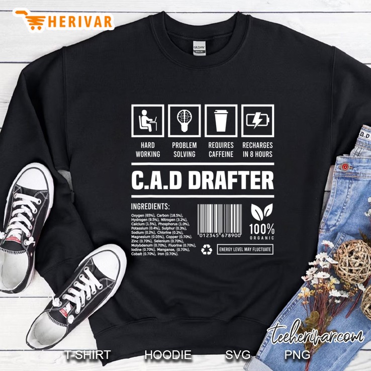 Cad Drafter Gift Idea Funny Sweatshirt