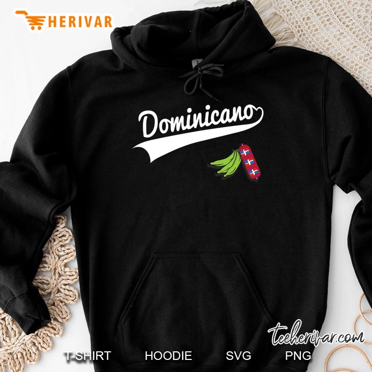 Dominican Republic Baseball Shirt Platano Power Hoodie